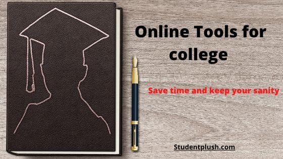 a note book on grey table. There are plenty of online tools for college students to utilize.