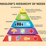 The maslow hierachy of needs to help in money management.