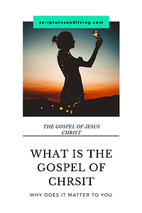 the gospel of Christ Pinterest image
